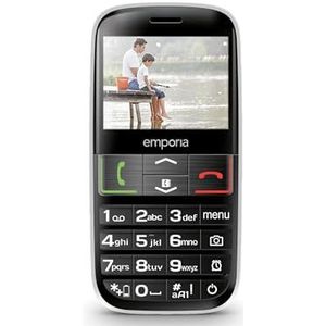 Emporia - ACTIVE LTE, 4G VoLTE Big Button mobiele telefoon, ideaal voor ouderen, 2,3 inch kleurenscherm, 2MP camera, ontgrendeld - zwart