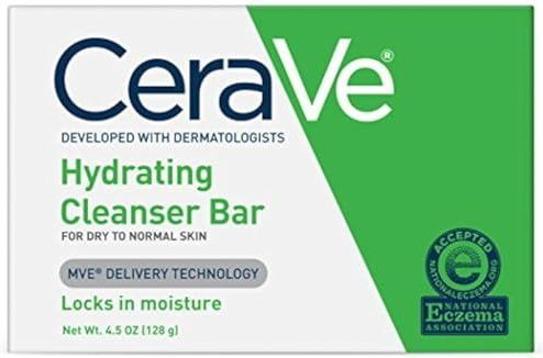 CeraVe Hydrating Cleanser Bar - 5% Moisturizing Cream - Douchezeep - Lichaam & Gezicht - 128g