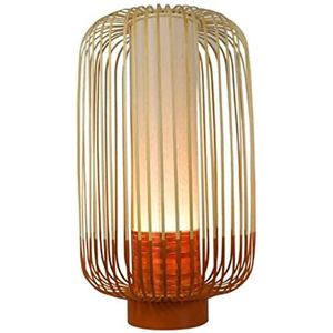 Tafellamp Bedlamp Bamboe Weven Splicing Kleur Tafellampen Nachtkastje Lamp Voor Slaapkamer Woonkamer Bijzettafel Leesbureau Bedlampje Banklamp (Size : 35 * 60cm)