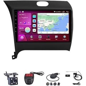 Android Autoradio Video Multimedia Speler, 9 Inch Touch Screen Radio Plug And Play Autotoebehoren Met Bluetooth En Navigatie En Achteruitrijcamera Voor Kia K3 Cerato Forte 3 2013-2016(M700S 4G+WIFI