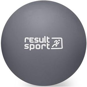 ResultSport Lacrosse-massagebal voor herstel van plantaire fasciitis, triggerpointmassage, myofasische verlichting van diep weefsel (grijs)