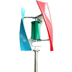 Windturbinegenerator 1500 W Wind Generator Innerlijke Luchtkanaal Alternatieve Energie Windturbine Power Permanente Maglev 12 v 24 v Met MPPT Controller(Color:MPPT controller,Size:WHITE_24V)