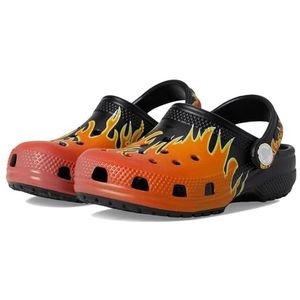 Crocs - Graphic Flames - Slippers - Zwart - Rubber