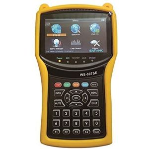Satellietzoeker WS-007SE DVB-S2 DVB-T2 MPEG4 HD COMBO-spectrum met grote gereedschapstas