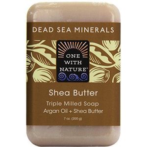 One With Nature, Dead Sea Mineral Bar Soap, Shea Butter, 7 oz