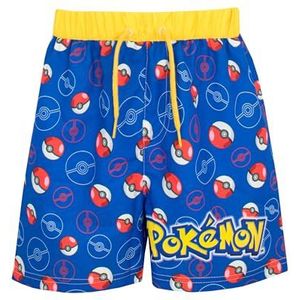 Pokemon Jongens Zwembroek Pokeball Blauw 116