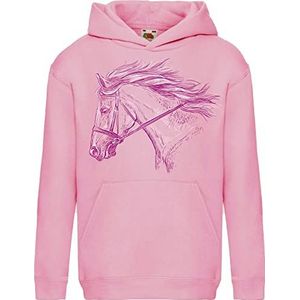 Baddery - My Horse - Kinderhoodie - Lichtroze - Rijsportkleding