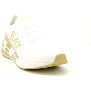 Sneaker running EA7 Emporio Armani training white/gold unisex US24EA19 X8X095 XK240 R579 43 1/3