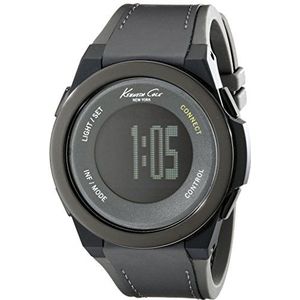 Kenneth Cole Unisex volwassenen digitaal horloge met rubberen armband 10022806