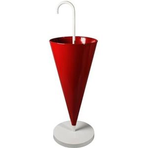 Paraplu Metalen Paraplubak Met Waterbak Vrijstaande Rek Organizer Vrijstaande Parapluhouder for Hal Kantoor Rack Stand (Color : Red, Size : 30 * 93cm)