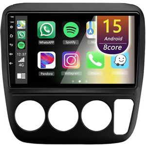 Android Radio voor Honda CR-V 1997-2001, 9 inch Touchscreen Autoradio met Wireless CarPlay Android Auto Bluetooth WIFI(4Core(1+32GB))