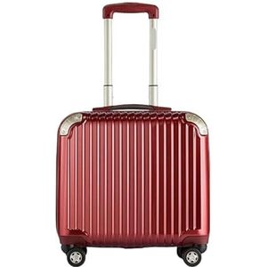 Koffer Hardside Uitbreidbaar Spinnerwiel ABS-bagage, TSA-sloten PC Lichtgewicht Koffers Bagage (Color : A, Size : 16in)