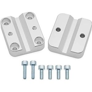 Navigatiebeugel Voor B&MW R1250GS R1200GS R 1200 GS LC ADV Adventure F800GS 2012-2017 Motorrijder Satnav Telefoon Navigatie Houder Motorfiets telefoonhouder(Zilver)