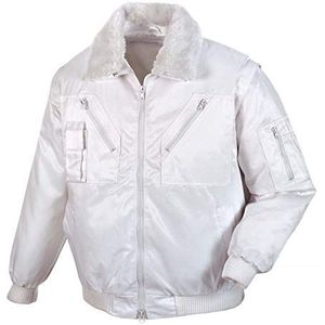 teXXor Piloten Oslo werkjas met afneembare mouwen, M, wit, 4175