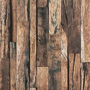 CiCiwind Zelfklevend Behang Rustieke Vinyl Wrap Hout Effect Sticky Back Plastic Peel en Stick Houten Panel Contact Papier Voor Keukenkast Plank Liner 44 × 200 CM