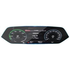 Displaybeschermfolie Voor E-tron 2016-2022 Auto Navigatie Gehard Glas Beschermfolie Sticker Guard Dashboard(Instrument Film)