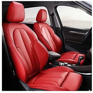 Autostoelbeschermer Lederen Auto Stoelhoezen Custom Voor Bmw 3/4 Serie E46 E90 E91 E92 E93 F30 F31 F34 F35 G20 G21 F32 F33 F36 (Color : Rood, Grootte : B)