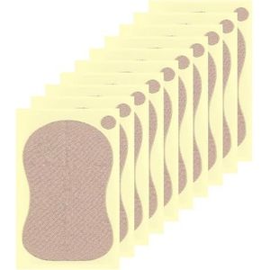 Decorhome Okselzweetstickers, okselzweetpads, 10 stuks zweetpads voor oksels, onzichtbare zweetbescherming en stickers, niet-zweetbestendige bescherming, ultradun, ademend, zweetpleisters