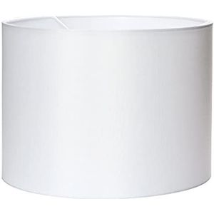 Stof lampenkap opname E27 wit textiel scherm tafellamp staande lamp rond