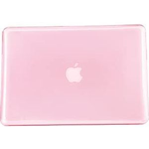 Transparante Laptop Case Compatible with MacBook Pro 13 Inch case A1278 Release 2012-2008, Snap on Slim Hard Shell Case Cover, Volledige Beschermhoes Tablet hoes (Color : Pembe)
