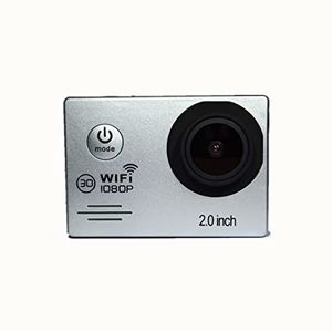 Sportcamera Outdoor Onderwater Digitale Video Camera Mini WiFi Waterdichte DV(Color:Silver Grey)