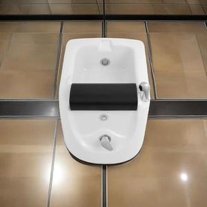 Draagbaar Verwarmd Voetmassagebad, Met Surfgolfmassagefunctie En Kleurrijke Lamp, éénklik Afvoer, Voor Thuis, Nagelsalons En Salons, Voor Voetbaden Om Stress Te Verlichten L