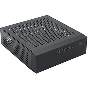 Mini ITX Computerbehuizing - Zwart - DC-voeding - Industriële Besturingsbehuizing