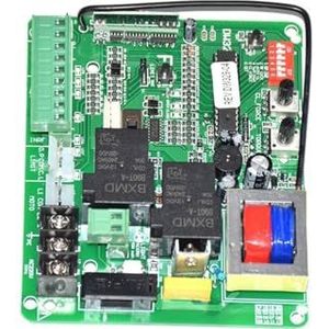 220VAC 370W tot 1000W GEEN schuifpoort opener motor besturingskaart elektronische kaart controller pcb met optionele afstandsbediening(Board 6 remotes)