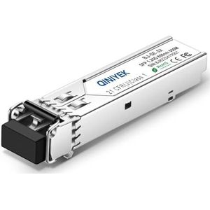 1.25G Multimode SFP-module, 1000Base-SX SFP naar LC Fiber Transceiver voor Cisco GLC-SX-MMD, Cisco GLC-SX-MMD, Meraki, Ubiquiti UF-MM-1G, Mikrotik, Intel, Fortinet, Netgear (MMF 850nm, 550m, DDM)
