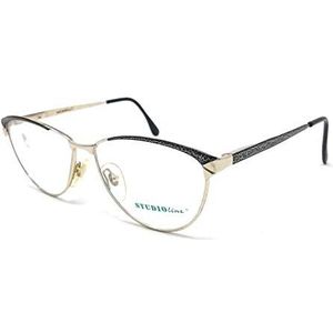 Damesbril Studioline 506 47 Cat EYE zwart en goud kaliber 56