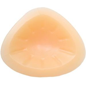 HomeJoySet Concave Waterdichte Siliconen Borstprothese, Mastectomieprothese, Bikini-gelinzetstukken, Driehoekig Model, Zonder Tepels (350 G/stuk, Huidskleur)(Nude_350g/Piece)