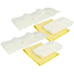 vhbw Set van 8 compatibel met Kärcher K 1501, K 1501 BE 6000, K 1701, DE 4002, K 1102, K 1201, K 1401 plus stoomreiniger