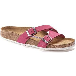Birkenstock Womens Yao SFB Tulip Nubuck 37 N EU (6-6.5 N US)