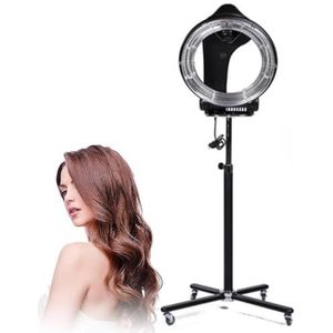 Kleurprocessor voor kapsalon, 1200W stylingkap haardroger, LED HD bedieningspaneel verstelbare salonversneller voor kapperszaak, schoonheidssalon, thuis(FloorStand)