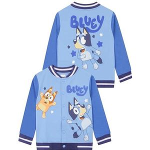 Bluey Jongens Bomberjack, Jongensjack Met Lange Mouwen, Katoenen Baseballjacks Voor De Zomer, Blauw 98