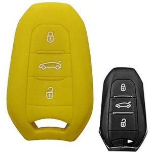 DINGYXIN Siliconen Auto Afstandsbediening Sleutel Case Cover, voor Peugeot 308 408 508 2008 3008 4008 5008 voor Citroen C1 C4 C4L C6 C3-XR DS3 DS4