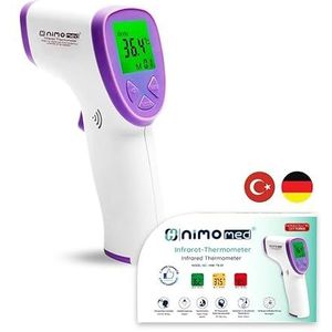 Koortsthermometer Made in Turkije, voor kinderen, volwassenen en babymelk, nauwkeurig medisch hulpmiddel, contactloos, infrarood, digitaal, lcd en koortswaarschuwing, object- en lichaamstemperatuur,