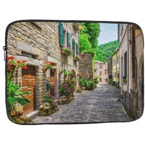 Italië Street Print Laptop Sleeve Mode Lichtgewicht Laptop Case Computer Tas Voor 10-17 Inch Notebook Tablet 17 inch