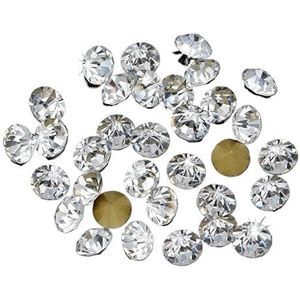 Strass voor kleding, Heldere Tsjechische kristalsteentjes 1,0-10,7 mm met folie aan de achterkant for nail art sieraden, verpakking van 1440 stuks(Ss19 4.5-4.6mm,144pcs)
