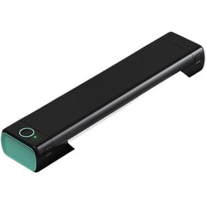 Thermisch Printer A4 Draagbare Printers Draadloos For Op Reis Bluetooth Thermische Printer Geschikt For Mobiel Kantoorondersteuning Tattoo-papier Duidelijk Snel(M08F Black Green)