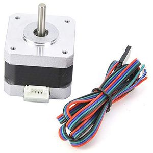 Garosa DC4.0V 1.2A 1.8 ° stappenhoek stappenmotor, 34mm hoogte stabiele prestaties Nema 17 bipolaire stappenmotor voor 3D-printer CNC,stappenmotor