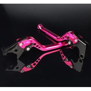 Accessoires Voor Motorfiets Verstelbare Remkoppelingshendel Rem Koppelingshendels Handvat Koppelingshendel (Color : Pink)