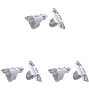 Tityvirnix 3 set 1 Paar Game Controller Gaming Auxiliary Doel Sleutels Zinklegering Vakmanschap Mobiele Knoppen Handige Installatie Games Levert wit