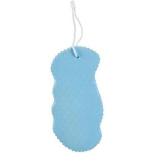 Badsponzen for volwassenen, badspons, mesh poef badspons, schuim Loofah spons (Color : Blue)