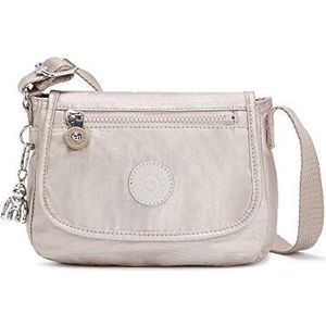 Kipling Dames Sabian Mini Crossbody Tas - Kleine Cross Body Purse Crossbody Tas (pak van 1), Metalen gloed, 7.75""L x 5.75""H x 3.5""D, Sabian Mini Crossbody Tas - Kleine Cross Body Portemonnee