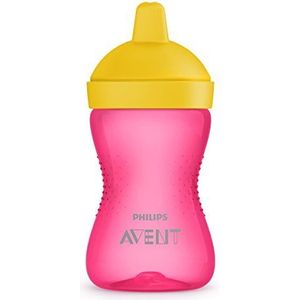 Philips Avent mok met hard mondstuk - Super bijtbestendig mondstuk - Klein aantal onderdelen - Eenvoudig te reinigen - Bifenol A-vrij - 18 m+ - 300 ml - SCF804/04