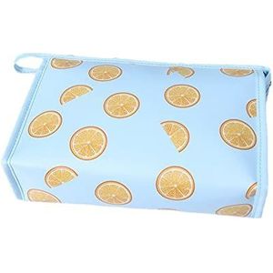 DieffematicDJB draagtas Women Makeup Bag PU Leather Wash Bag Large Capacity Waterproof Cosmetic Storage Bag Portable Travel Bag