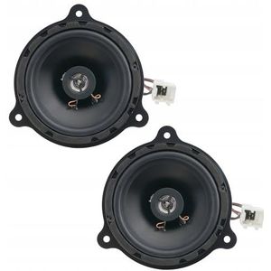 Sound Way Luidsprekerset met adapters en kabels, compatibel met Renault, Dacia, Smart