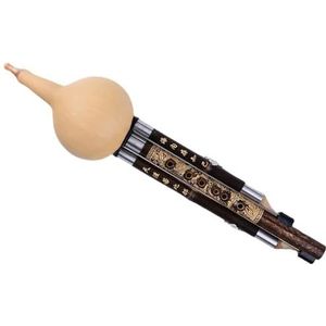Professionele Hulusi Chinese Handgemaakte Traditionele Hulusi Cucurbit Fluit Met Koffer En Chinese Knoop Hulusi Flute (Color : Bb Key)