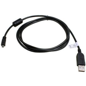 USB Kabel voor Sony Alpha 100 (DSLR-A100), 1,5 meter, vervangt: CB-USB7, I-USB7, UC-E6, EMC-5